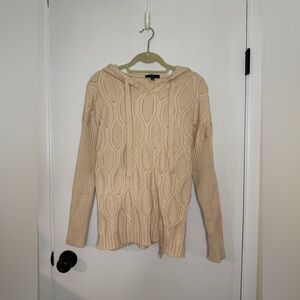 Fate Cable Knit Tan Sweater